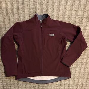 The North Face Burgundy Softshell Jacket